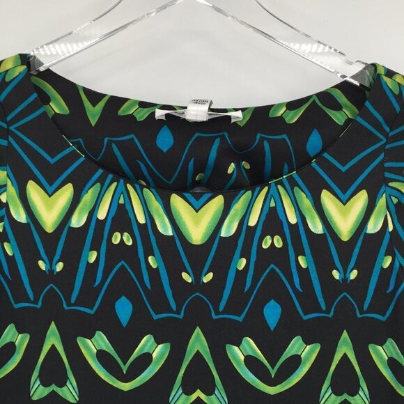 DVF Diane von Furstenberg Tacita Decofly Placement tunic dress silk Mod new 2 - Picture 2 of 5